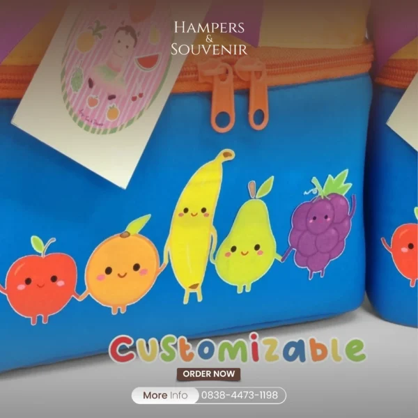 Cooler Bag Color Block - Gambar 4