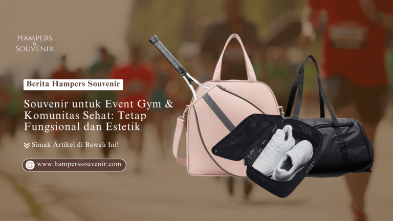 Souvenir untuk Event Gym & Komunitas Sehat: Tetap Fungsional dan Estetik