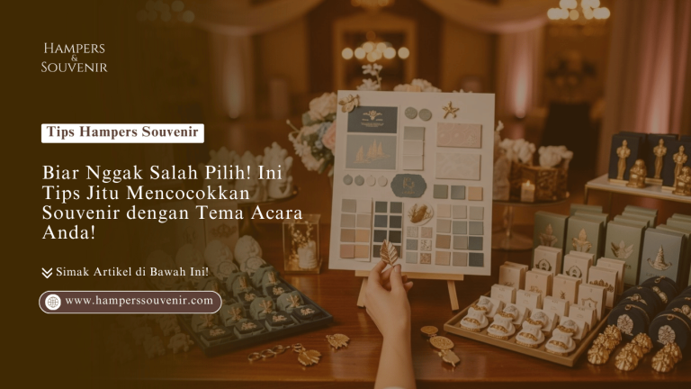 Biar Nggak Salah Pilih! Ini Tips Jitu Mencocokkan Souvenir dengan Tema Acara Anda!