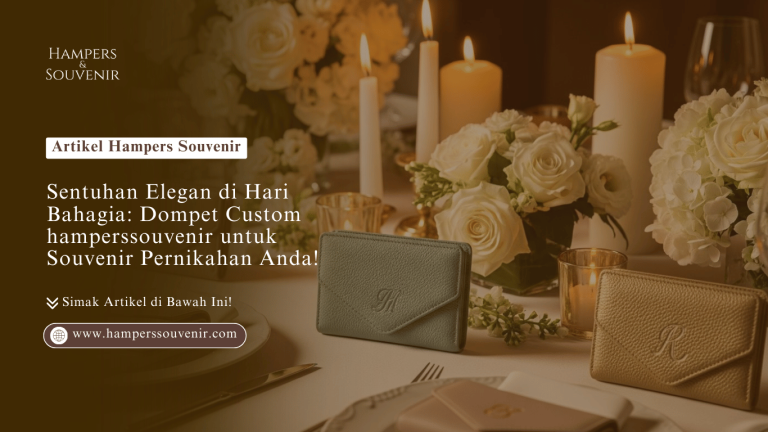 Sentuhan Elegan di Hari Bahagia: Dompet Custom hamperssouvenir untuk Souvenir Pernikahan Anda!