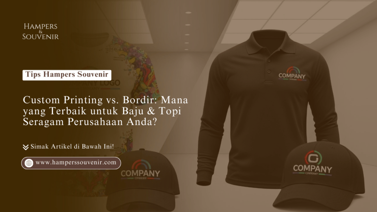 Custom Printing vs. Bordir: Mana yang Terbaik untuk Baju & Topi Seragam Perusahaan Anda?
