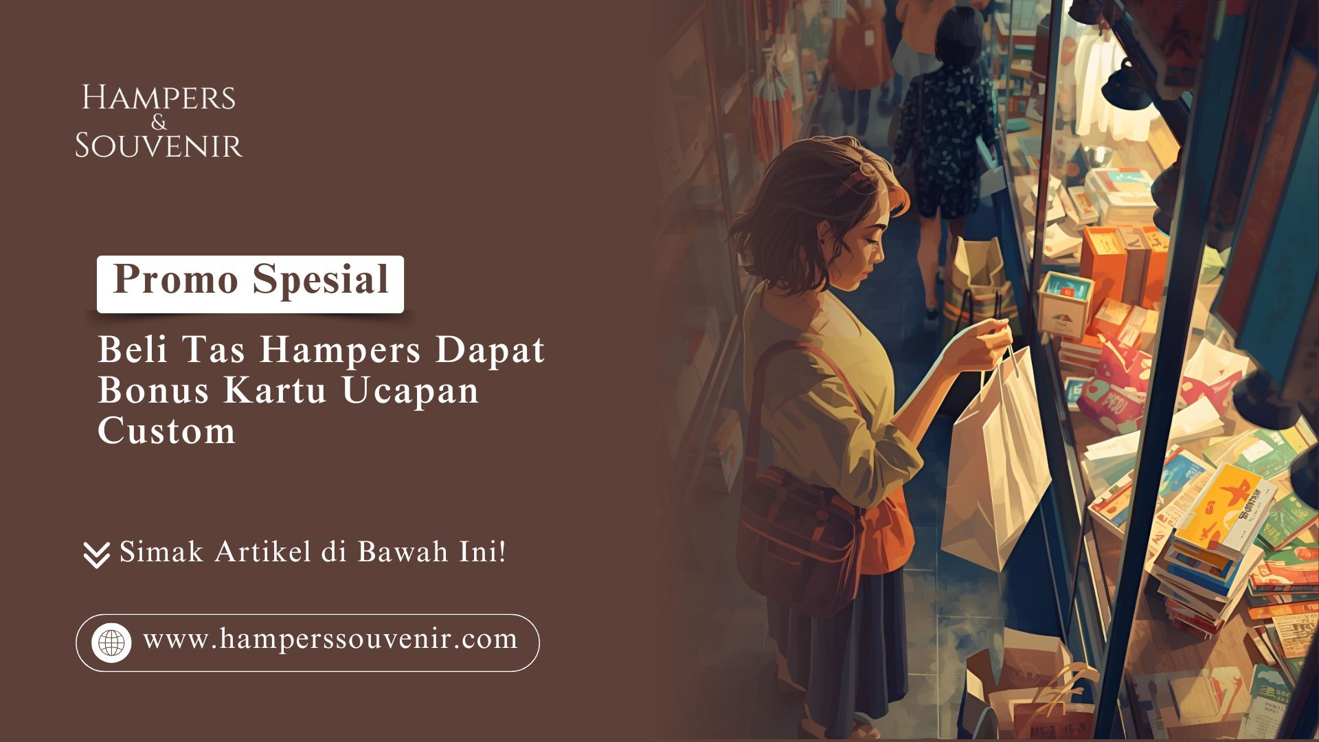 Promo Beli Tas Hampers Kartu Ucapan Custom HAMPERSSOUVENIR.COM