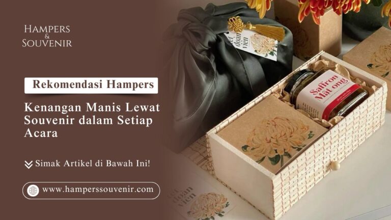 Tampilan kotak laci bambu dalam Rekomendasi Hampers: Kenangan Manis Lewat Souvenir dalam Setiap Acara