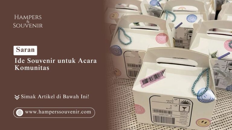 Kemasan boks hampers jinjing putih pada artikel Saran Ide Souvenir untuk Acara Komunitas Hampers and Souvenir