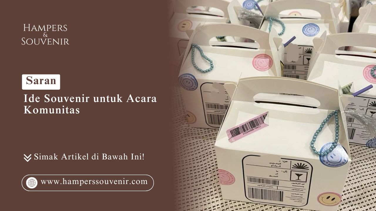 Kemasan boks hampers jinjing putih pada artikel Saran Ide Souvenir untuk Acara Komunitas Hampers and Souvenir