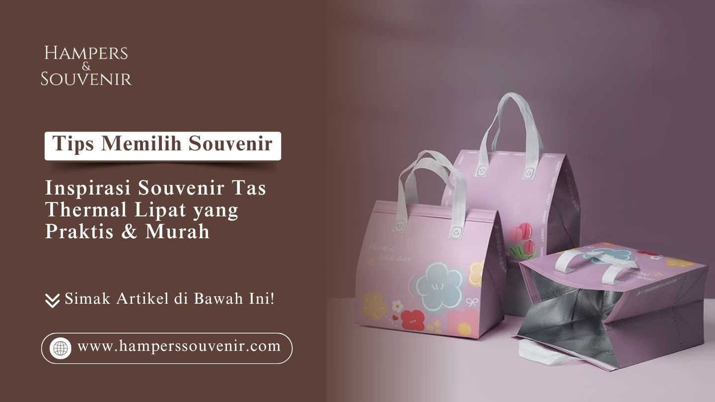 Koleksi tas thermal lipat yang praktis, cantik, dan murah dari Hamperssouvenir untuk pilihan souvenir majlis
