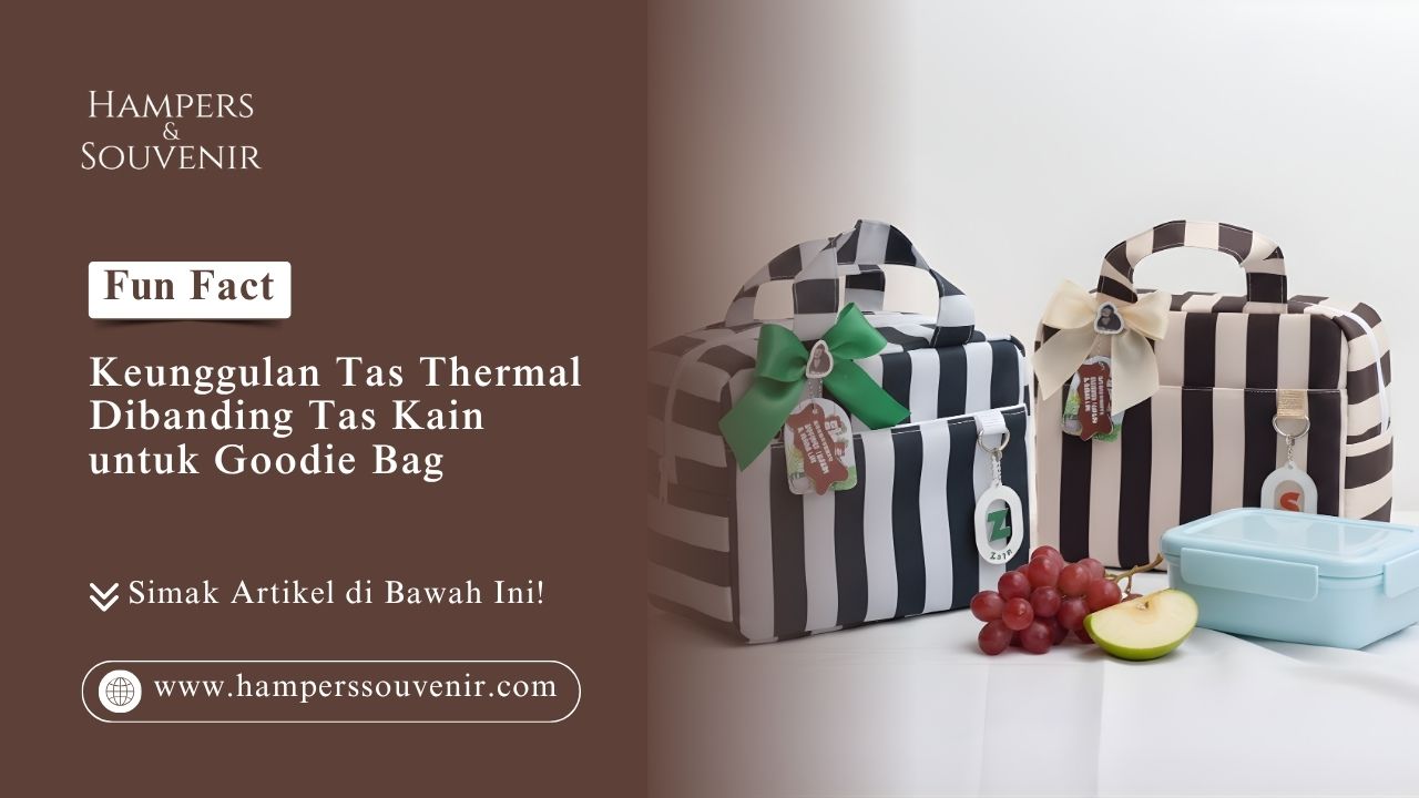 Perbandingan eksklusif goodie bag menggunakan tas thermal berkualiti tinggi dari Hamperssouvenir