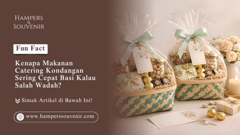 Hampers makanan catering kondangan dan tas thermal berkualitas tinggi dari Hamperssouvenir