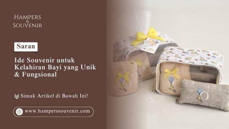 Ide souvenir untuk kelahiran bayi yang unik dan fungsional dari Hamperssouvenir