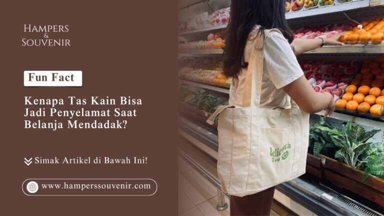 Ilustrasi kenapa tas kain bisa jadi penyelamat saat belanja mendadak