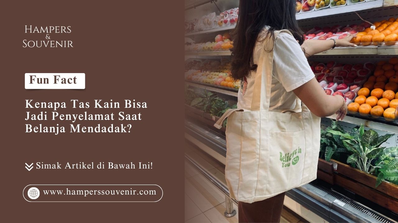 Ilustrasi kenapa tas kain bisa jadi penyelamat saat belanja mendadak