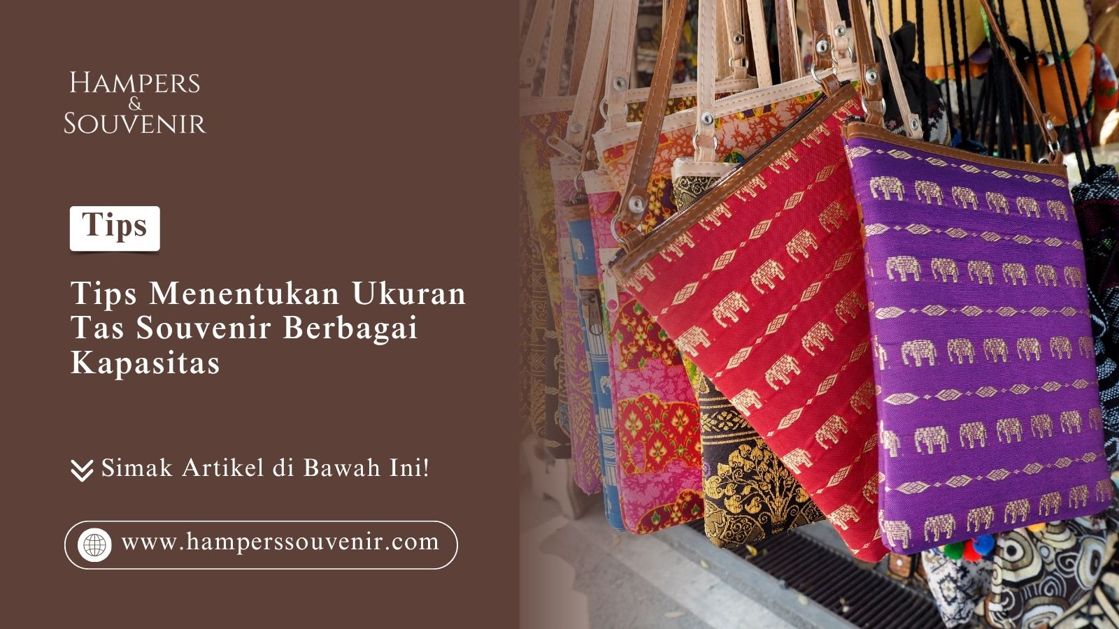 Tips menentukan ukuran tas souvenir berbagai kapasitas yang fungsional